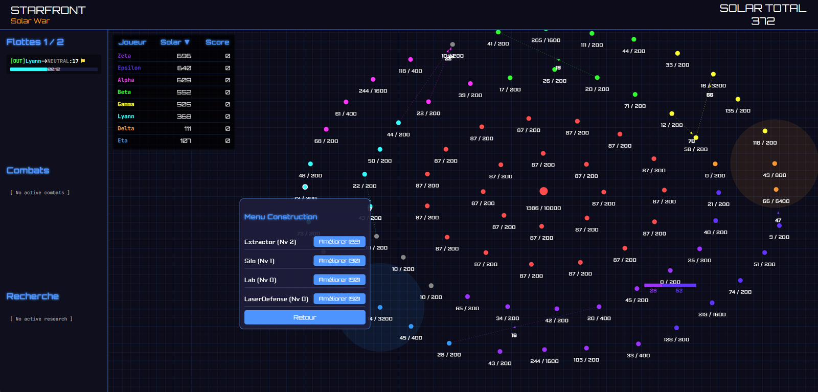 Projet Starfront Solar War